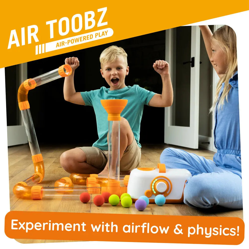 Air-Powered STEM Tube Toy – Interactive Ball Launcher & Learning Playset for Kids