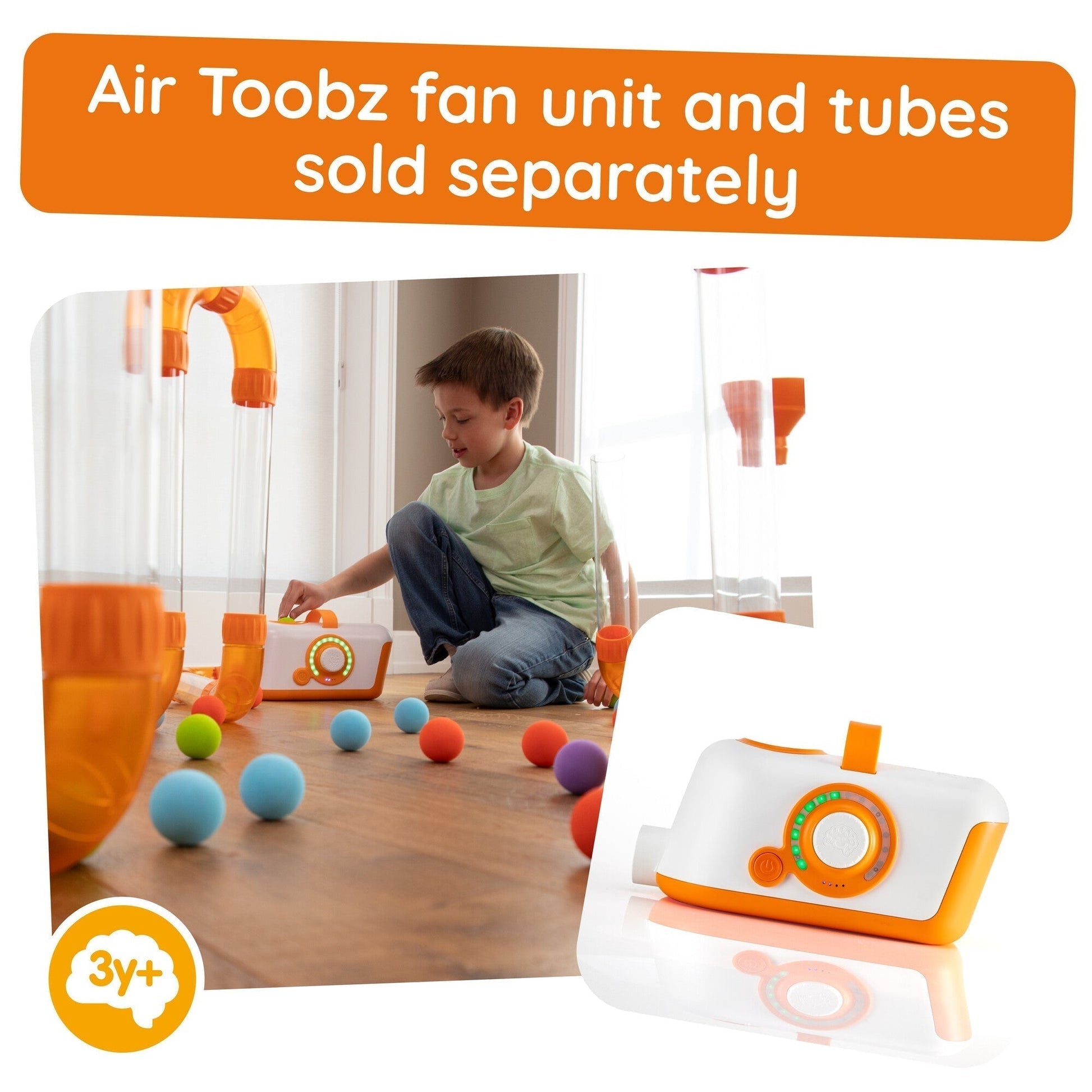 Air Toobz™ Whirly & Ball Expansion Pack – Air-Powered STEM Play Balls & Attachments