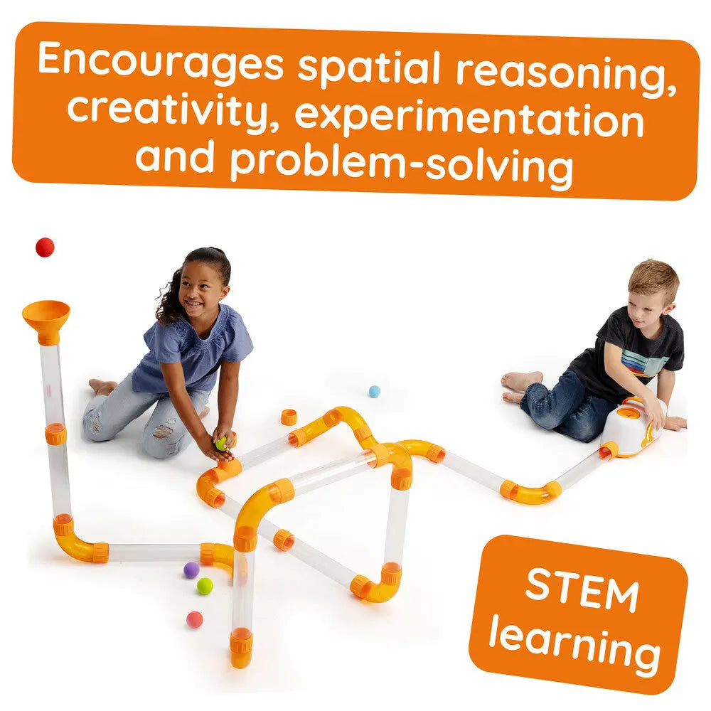 Air-Powered STEM Tube Toy – Interactive Ball Launcher & Learning Playset for Kids